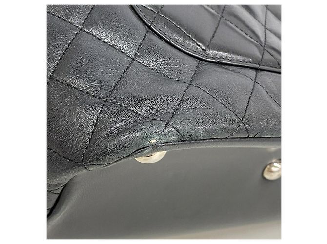 Chanel Cambon Tote Bag aus Lammleder Schwarz - Ansicht 7