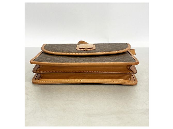 Céline Celine Macadam Shoulder Bag Brown - view 3