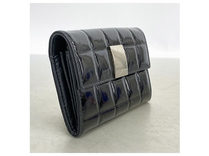 Monedero Chanel de piel charol negra Negro - vista 2
