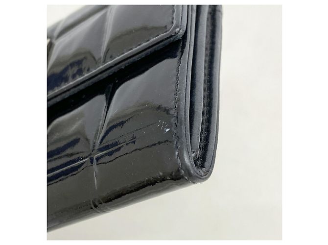 Monedero Chanel de piel charol negra Negro - vista 5