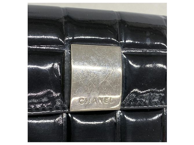 Monedero Chanel de piel charol negra Negro - vista 7