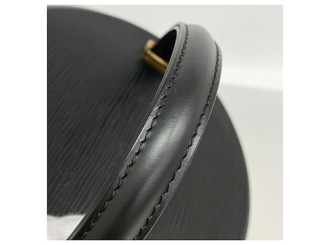 Borsa Louis Vuitton Epi Cannes M48032 Noir Nero - vista 8
