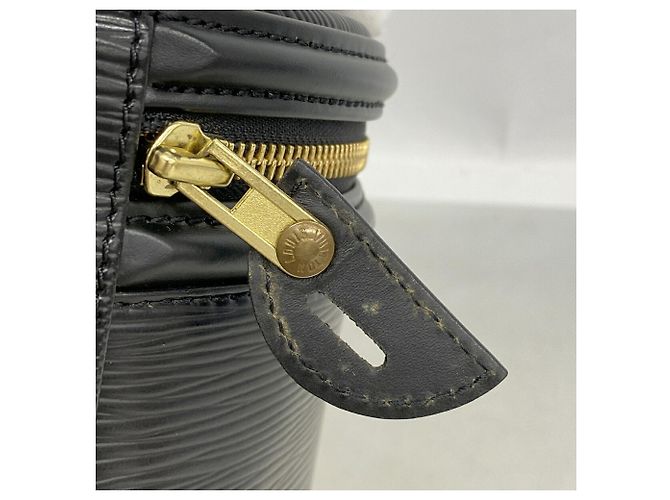 Borsa Louis Vuitton Epi Cannes M48032 Noir Nero - vista 9