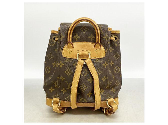 Zaino Louis Vuitton Monogram Mini Montsouris Marrone - vista 13