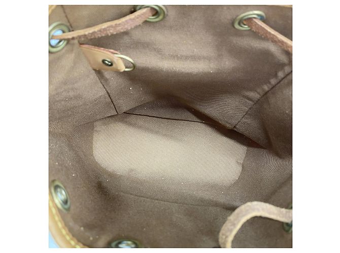Zaino Louis Vuitton Monogram Mini Montsouris Marrone - vista 4