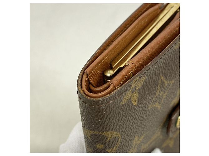 Louis Vuitton Monogram Portemonnaie Viennois Wallet Marrone - vista 5