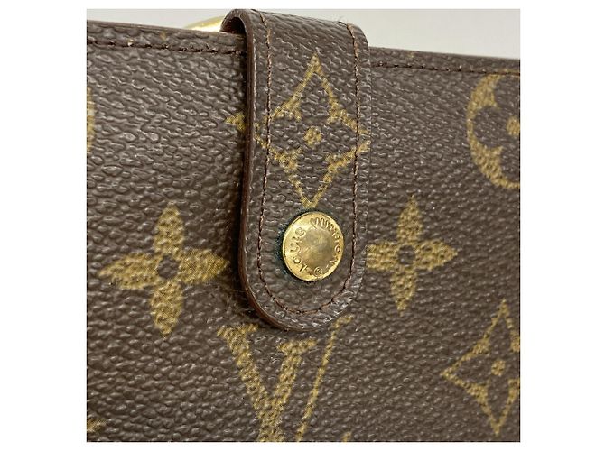 Louis Vuitton Monogram Portemonnaie Viennois Wallet Marrone - vista 6