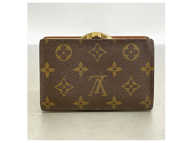 Louis Vuitton Monogram Portemonnaie Viennois Wallet Marrone - vista 8