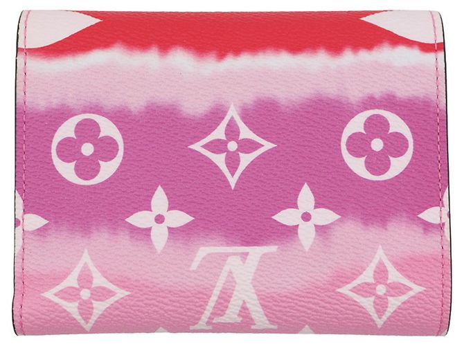 Portamonete Louis Vuitton Monogram Rosso - vista 3