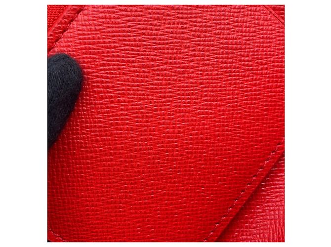 Portamonete Louis Vuitton Monogram Rosso - vista 7