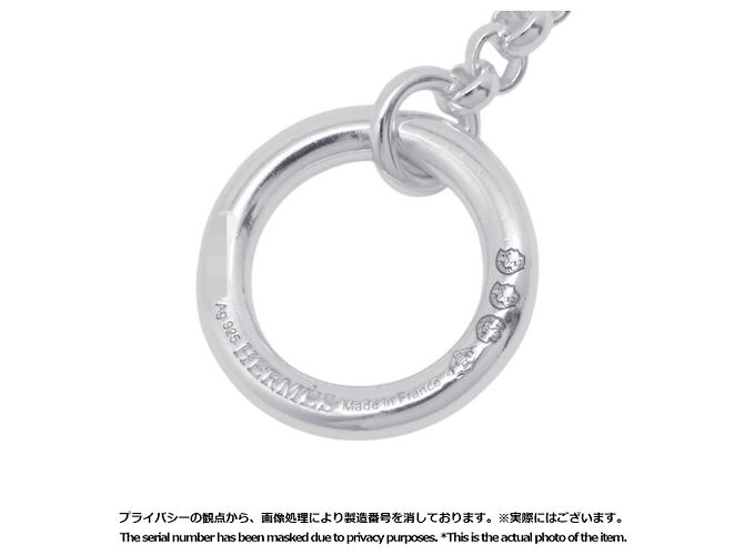 Hermès Collana con pendente Hermes Chaine d'Ancre A II Argento - vista 9