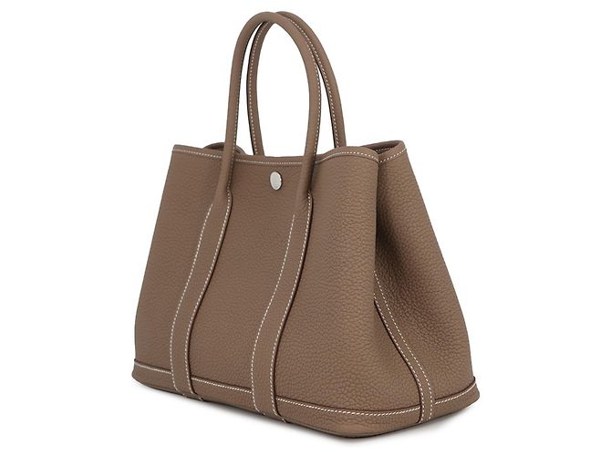 Hermès Hermes Garden TPM Tote Bag Taupe - Ansicht 2