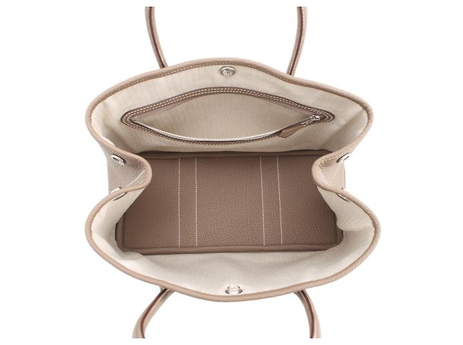 Hermès Hermes Garden TPM Tote Bag Taupe - Ansicht 5