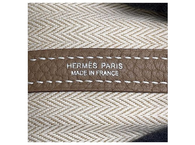 Hermès Hermes Garden TPM Tote Bag Taupe - Ansicht 9