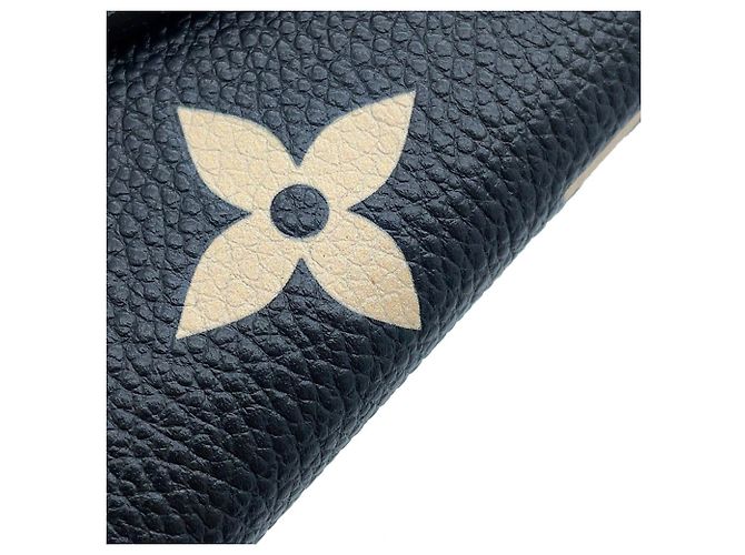 Monedero Louis Vuitton Monogram Empreinte Negro Beige - vista 10