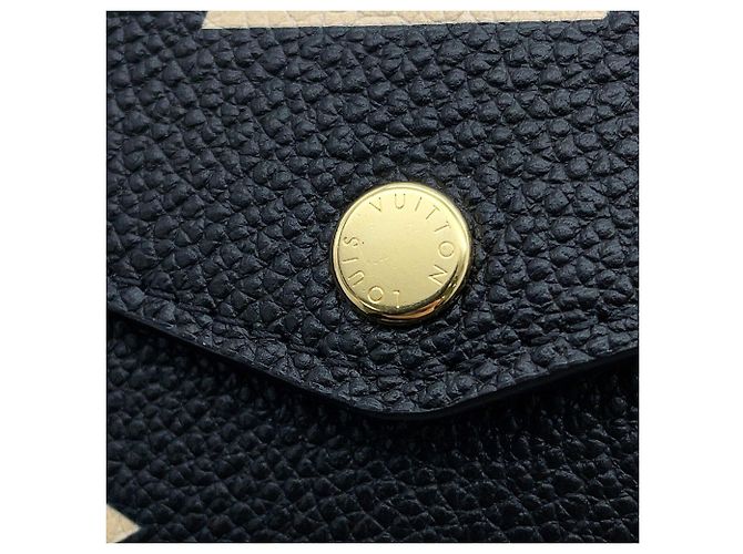 Monedero Louis Vuitton Monogram Empreinte Negro Beige - vista 12