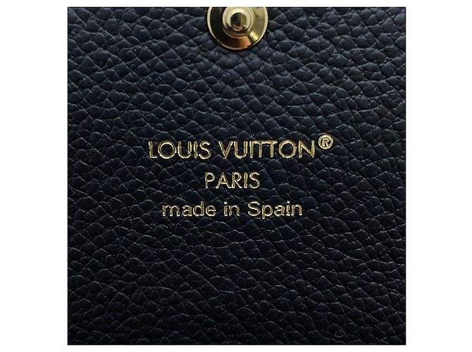 Monedero Louis Vuitton Monogram Empreinte Negro Beige - vista 15