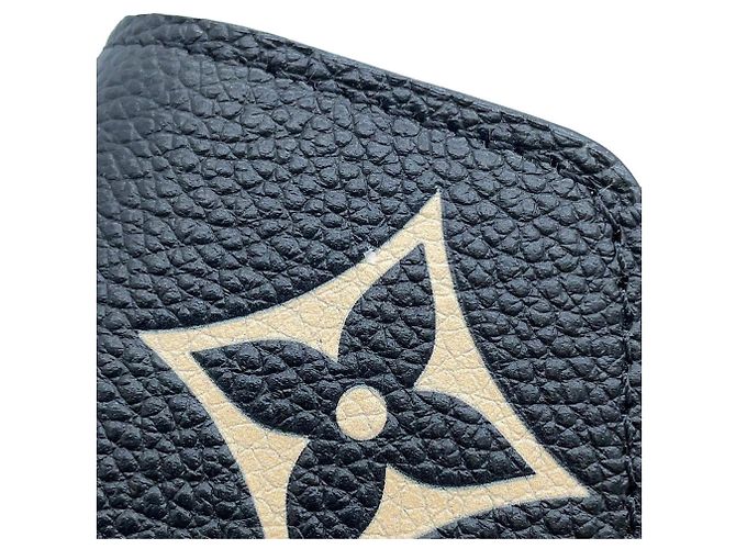 Monedero Louis Vuitton Monogram Empreinte Negro Beige - vista 7