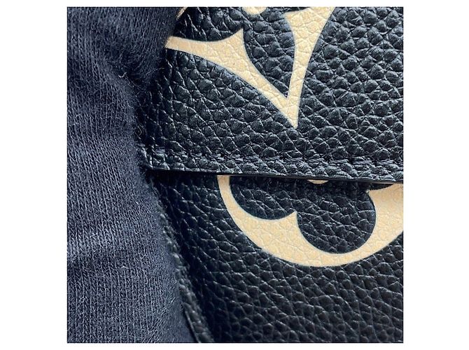 Monedero Louis Vuitton Monogram Empreinte Negro Beige - vista 9