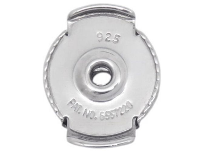 Hermès Hermes Point Sellier SV925 Silver Ohrringe Silber - Ansicht 8
