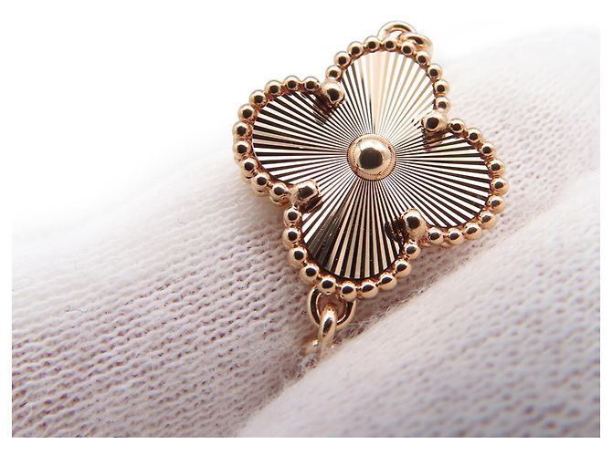 Bracciale con Charm Alhambra Van Cleef & Arpels D'oro - vista 5