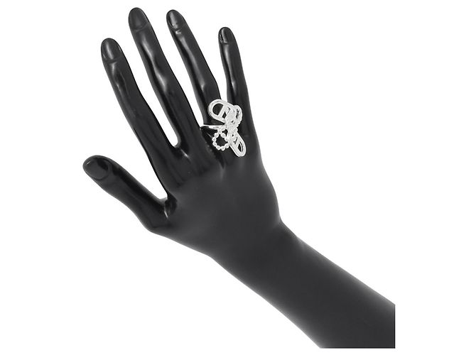 Ring Hermès Anillo Hermes Chaine d'Ancre A2 Multi-Link Plata - vista 4