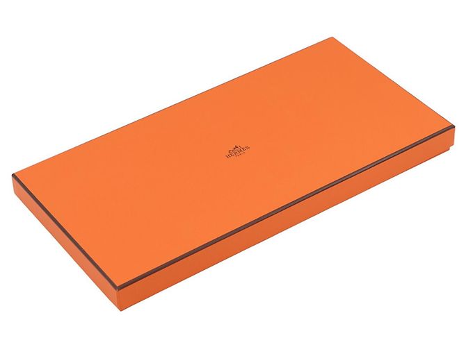 Hermès Estola de cachemira y seda Hermes Castaño Multicolor - vista 7