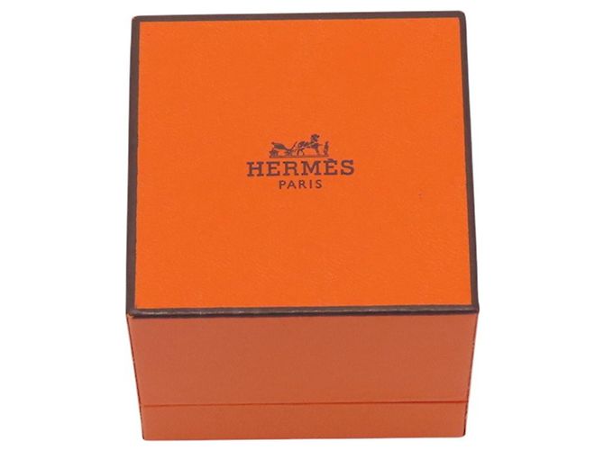 Hermès Hermes Double Row Silver Ring Silber - Ansicht 7