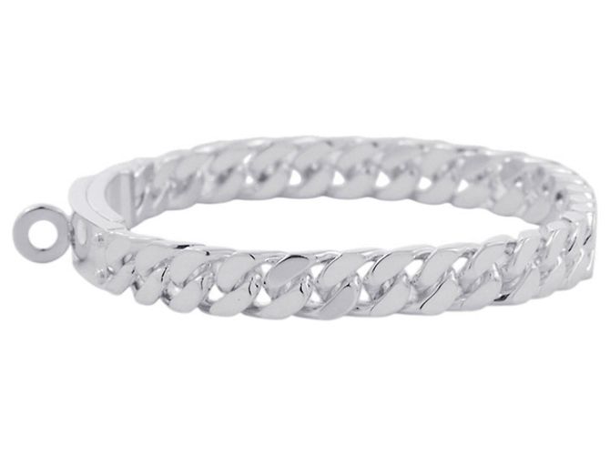 Hermès Bracciale Gourmet Hermes Kelly Charm Argento - vista 2