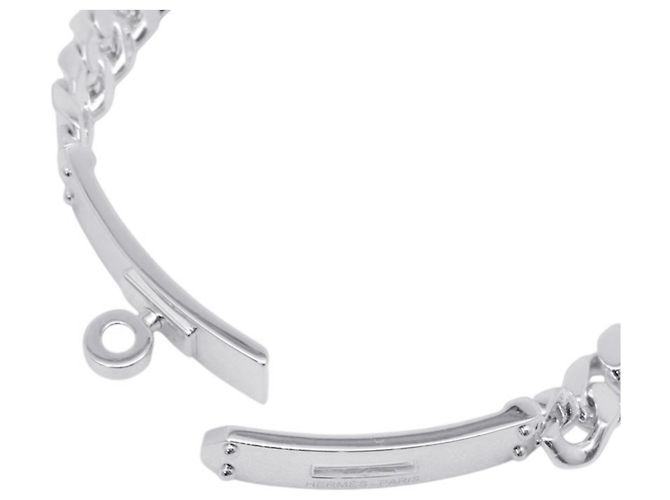 Hermès Bracciale Gourmet Hermes Kelly Charm Argento - vista 5