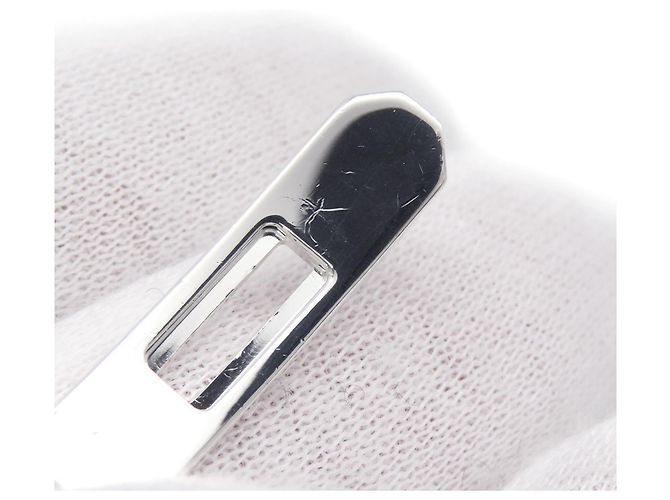 Hermès Bracciale Gourmet Hermes Kelly Charm Argento - vista 7