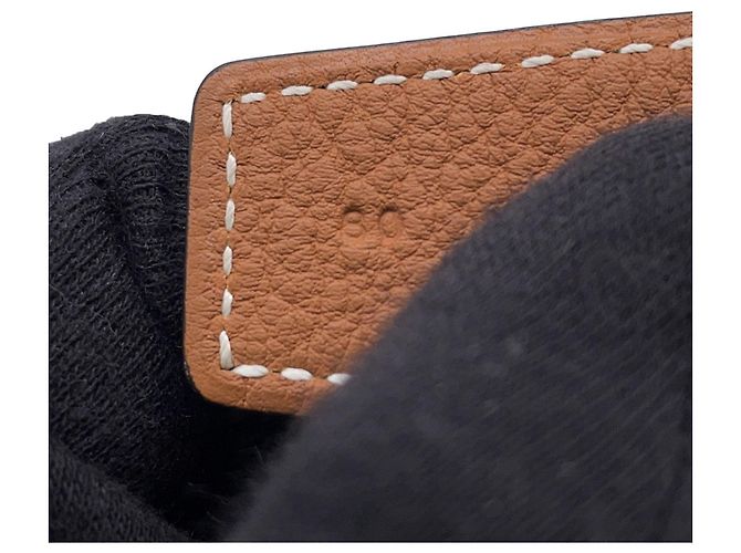 Hermès Cintura Hermes Jumbo in Black & Gold Nero - vista 10