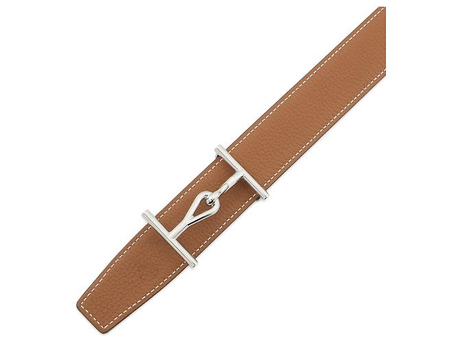 Hermès Cintura Hermes Jumbo in Black & Gold Nero - vista 5