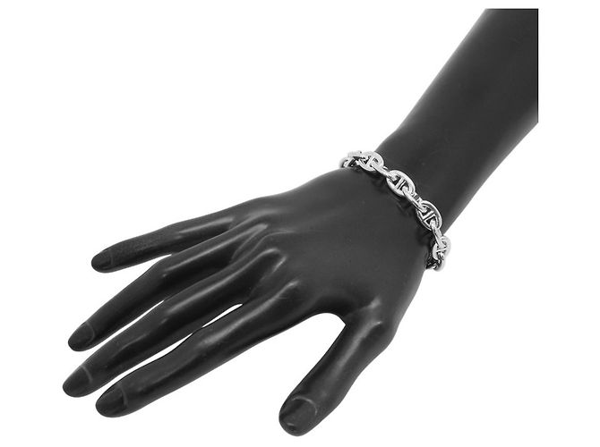 Hermès Pulsera Hermes Chaine d'Ancre PM Charm Plata - vista 3
