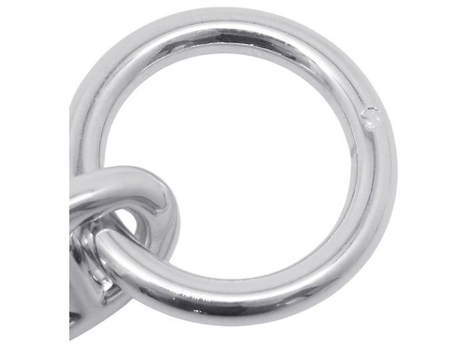 Hermès Pulsera Hermes Chaine d'Ancre PM Charm Plata - vista 8