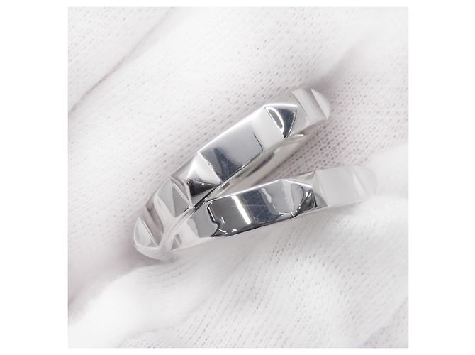 Ring Hermès Anillo Hermes Clou de H Double Round Silver Plata - vista 5