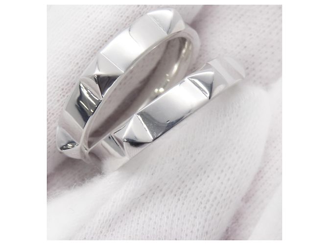 Ring Hermès Anillo Hermes Clou de H Double Round Silver Plata - vista 6