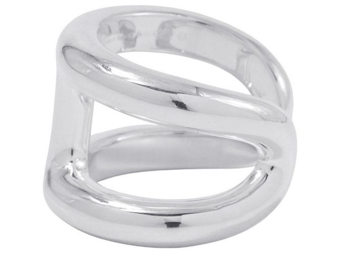 Ring Hermès Anillo Hermes Osmose GM Silver Plata - vista 2