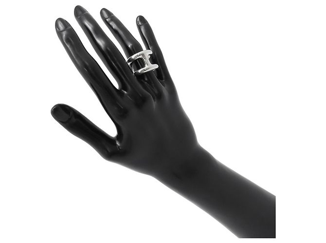 Ring Hermès Anillo Hermes Osmose GM Silver Plata - vista 4