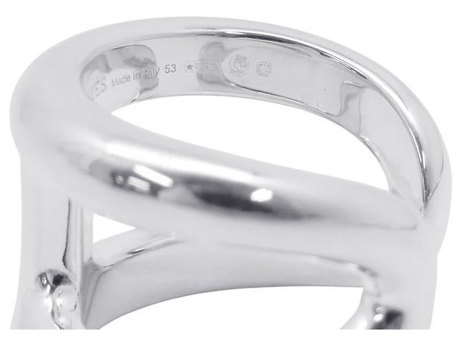 Ring Hermès Anillo Hermes Osmose GM Silver Plata - vista 7