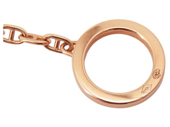 Hermès Pulsera Hermes Chaine d'Ancre Verso Rosa Blanco - vista 11
