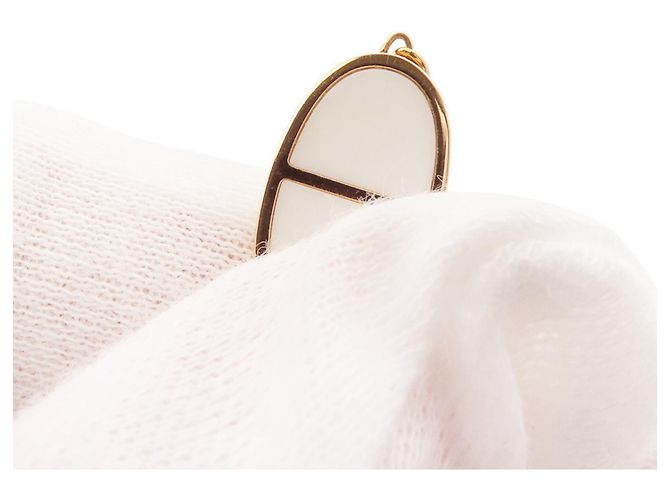 Hermès Pulsera Hermes Chaine d'Ancre Verso Rosa Blanco - vista 5