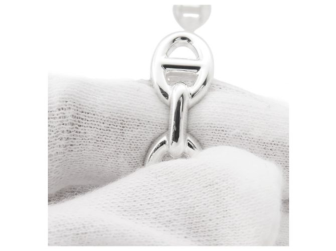 Hermès Bracciale con Charms Hermes Chaine d'Ancre Enchainée Argento - vista 5