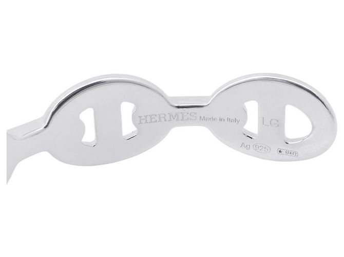 Hermès Bracciale con Charms Hermes Chaine d'Ancre Enchainée Argento - vista 7