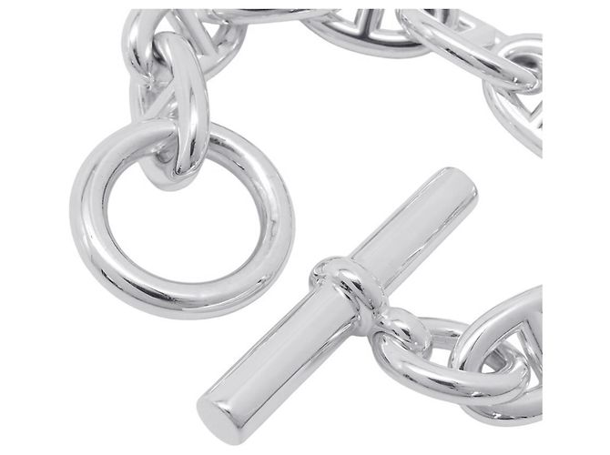 Hermès Pulsera Hermes Chaine d'Ancre TGM Plata - vista 4