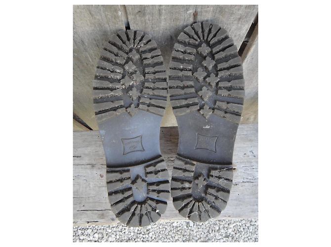 Autre Marque Botines de senderismo de cuero Castaño - vista 4