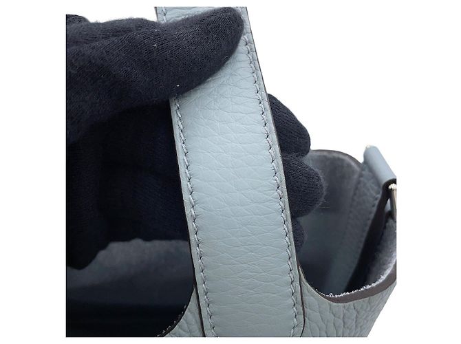 Hermès Bolsa Hermes Picotin Lock PM Marrom - vista 7