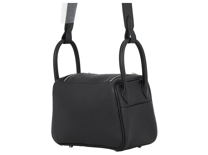 Hermès Borsa a mano Hermes Lindy Mini Nero - vista 2