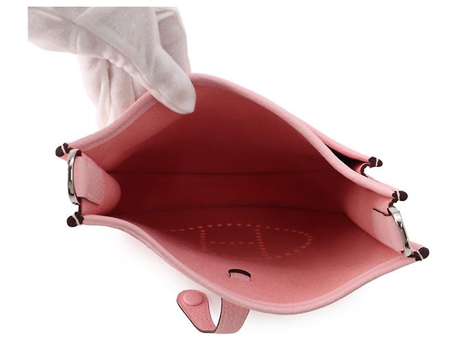 Hermès Borsa a tracolla Hermes Evelyne 3 23 Rosa - vista 4