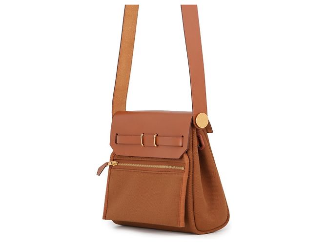 Hermès Borsa a tracolla Hermes Herbag Zip Mini Rosso - vista 2